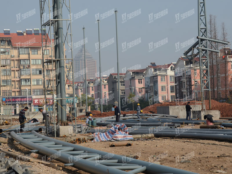 天華鄉(xiāng)村大舞臺異型鋼結(jié)構(gòu)項目