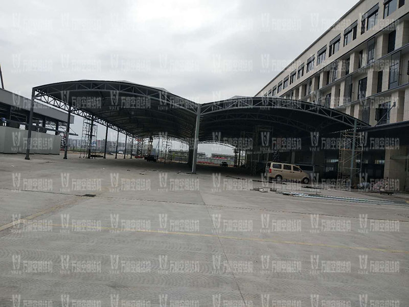 奉化方橋農(nóng)副鋼膜結(jié)構(gòu)雨棚工程榮獲最佳團隊獎