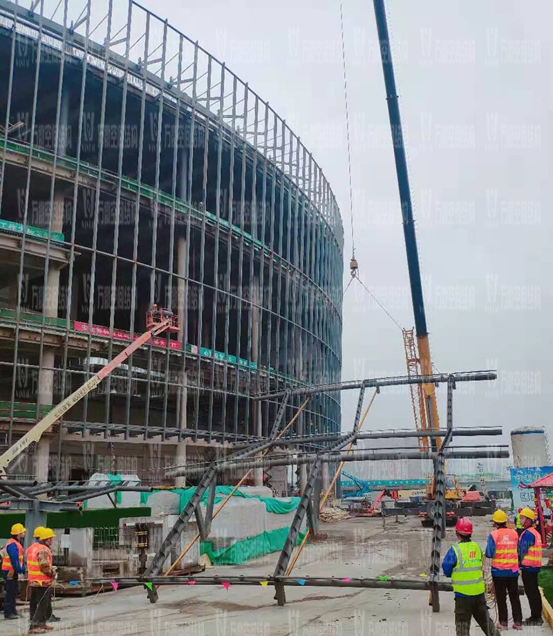 紹興國(guó)際會(huì)展中心一期B區(qū)會(huì)議中心PTFE膜結(jié)構(gòu)工程