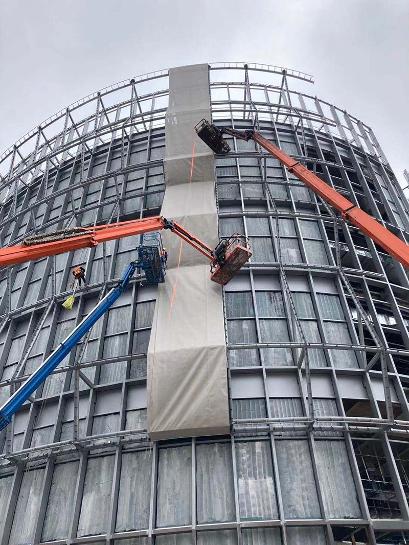 萬(wàn)豪空間結(jié)構(gòu)員工到紹興國(guó)際會(huì)展中心PTFE外立面網(wǎng)格膜項(xiàng)目學(xué)習(xí)交流 萬(wàn)豪空間結(jié)構(gòu)員工到紹興國(guó)際會(huì)展中心PTFE外立面網(wǎng)格膜項(xiàng)目學(xué)習(xí)交流