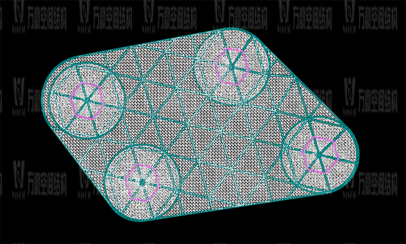 萬(wàn)豪2021第7標(biāo)-臺(tái)州大板橋ETFE氣枕天幕項(xiàng)目