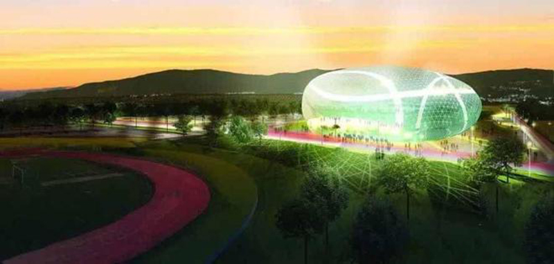 ETFE膜結(jié)構(gòu)丨氣泡樣的ETFE體育場 ETFE膜結(jié)構(gòu)丨氣泡樣的ETFE體育場