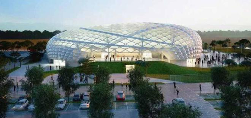 ETFE膜結(jié)構(gòu)丨氣泡樣的ETFE體育場 ETFE膜結(jié)構(gòu)丨氣泡樣的ETFE體育場