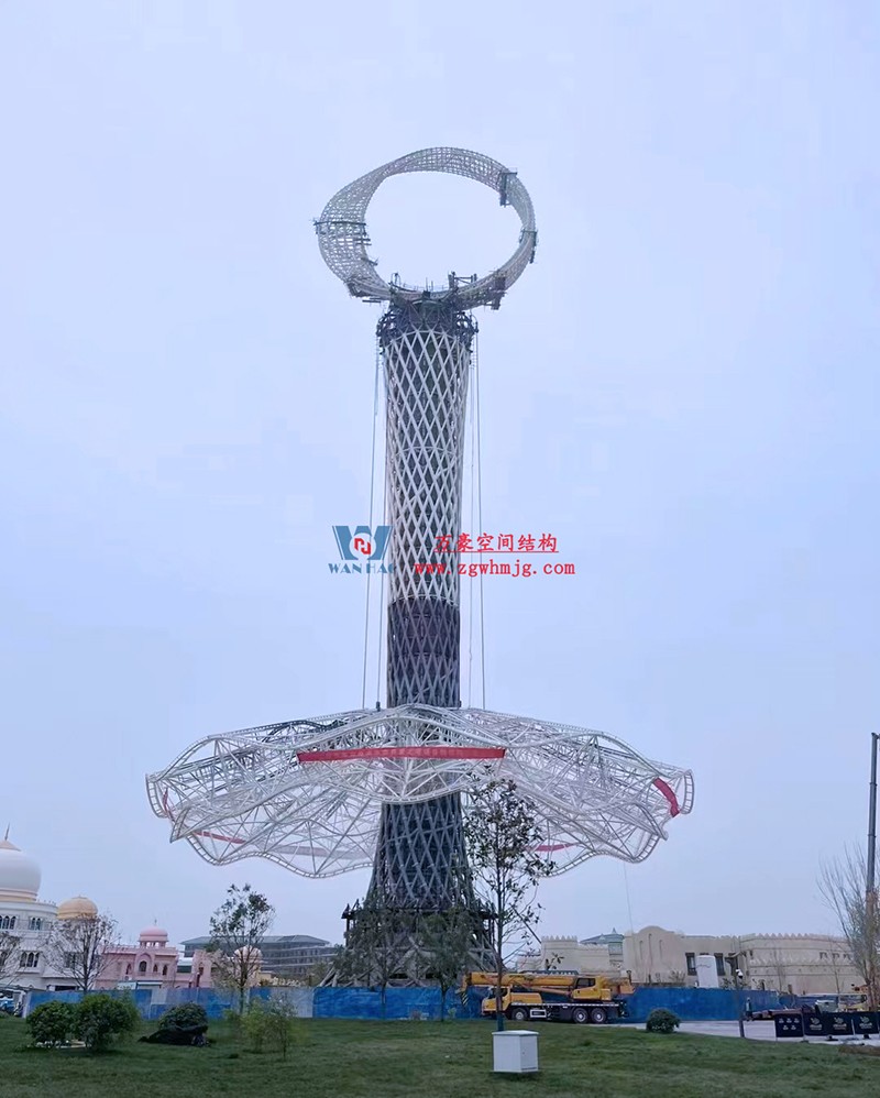 I TOWER-芭蕾舞者裙擺提升安裝階段完美收官！