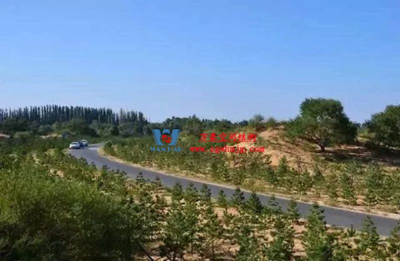 芳菲四月，共鑒美好！陜西定邊馬蓮灘沙漠公園鋼膜結(jié)構(gòu)工程最新進(jìn)展播報(bào)