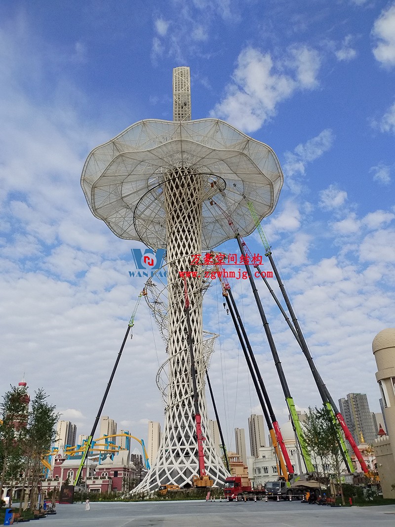 身姿輕盈，造型優(yōu)美的膜結(jié)構(gòu)建筑