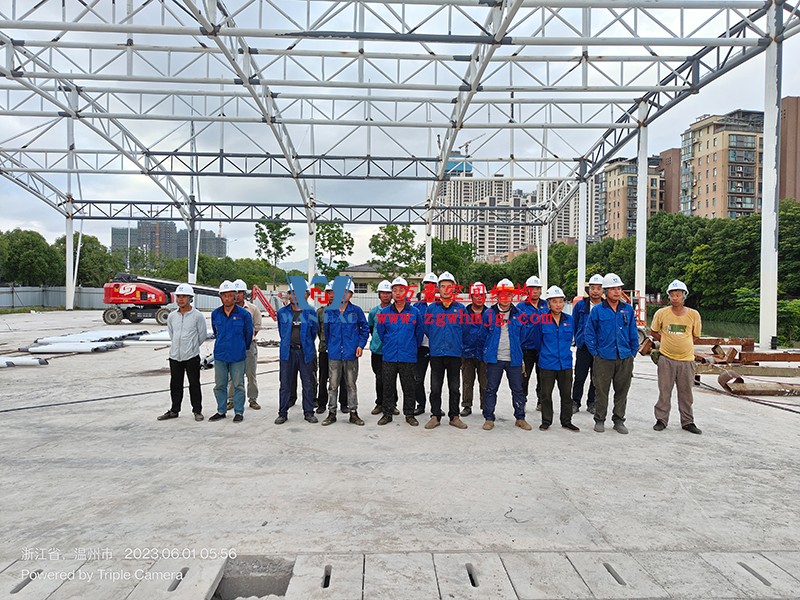 溫州惠民路西側(cè)綠地球場(chǎng)鋼結(jié)構(gòu)