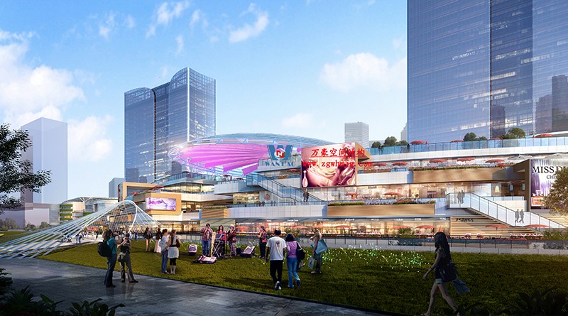 南充萬達項目ETFE膜結(jié)構(gòu)蓋頂天幕工程最新施工進度 南充萬達項目ETFE膜結(jié)構(gòu)蓋頂天幕工程最新施工進度