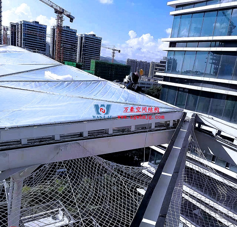 縱使烈日炎炎，腳步從未止歇！海南這個ETFE氣枕膜項目施工進度有最新消息