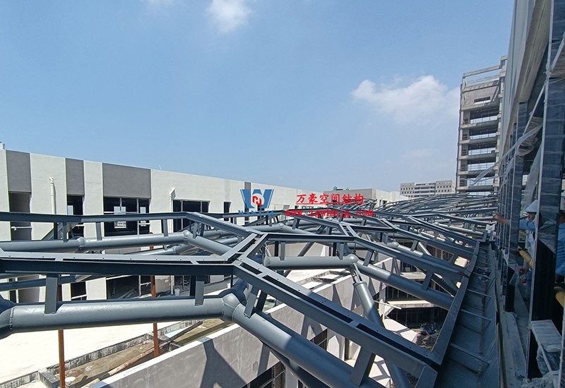 嘉興長安里ETFE氣枕鋼膜結構頂棚工程現(xiàn)場學習觀摩會 嘉興長安里ETFE氣枕鋼膜結構頂棚工程現(xiàn)場學習觀摩會