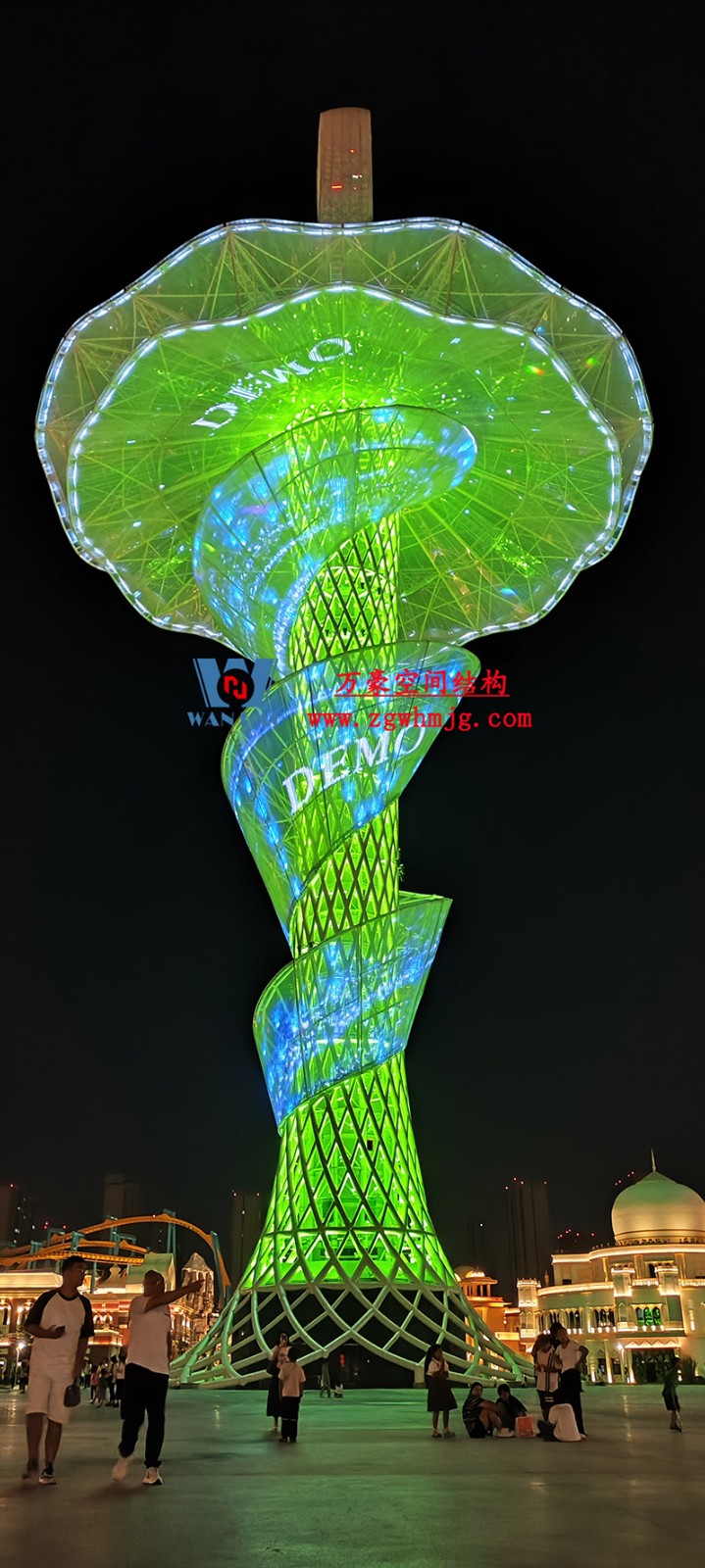 西安絲路塔ETFE膜結(jié)構(gòu)項(xiàng)目順利完工 西安絲路塔ETFE膜結(jié)構(gòu)項(xiàng)目順利完工