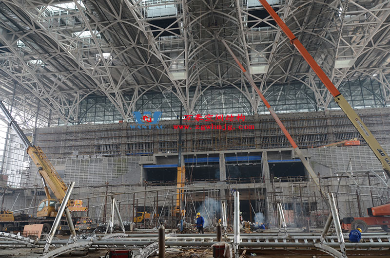 紅島國際會議中心異型鋼結(jié)構(gòu)項(xiàng)目