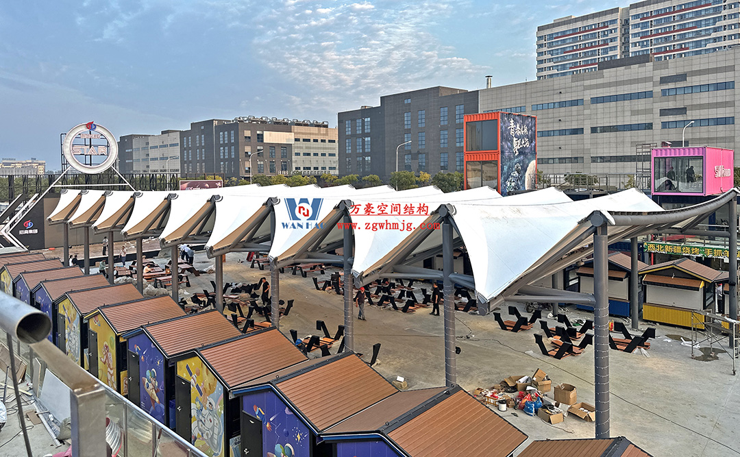 膜結(jié)構(gòu)遮陽雨棚受歡迎的主要原因是什么？