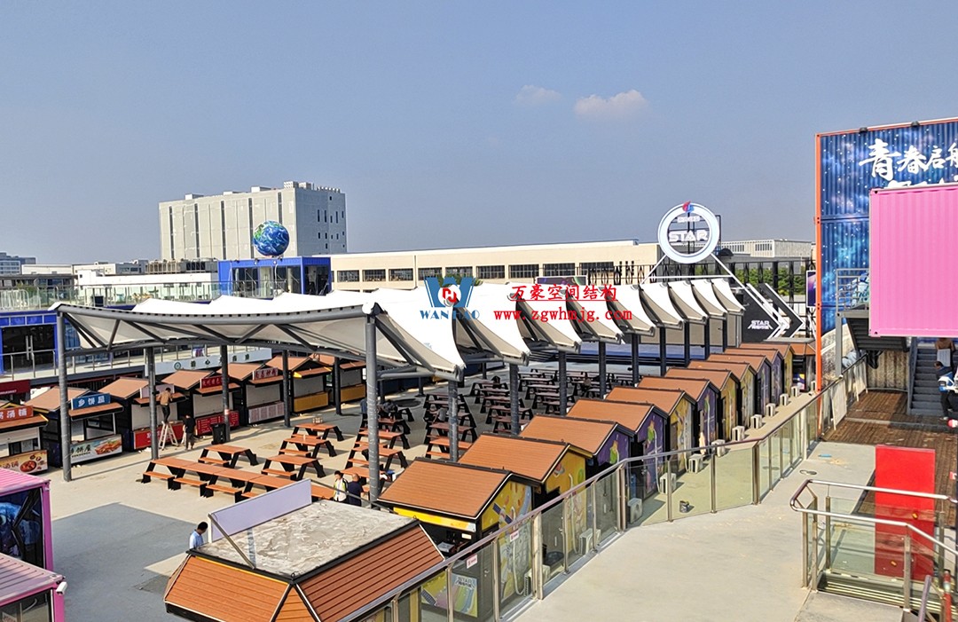 膜結(jié)構(gòu)遮陽雨棚受歡迎的主要原因是什么？