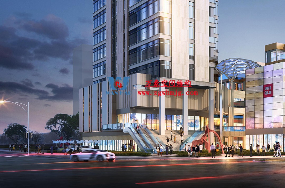 賦含夢(mèng)幻色彩的商業(yè)街膜結(jié)構(gòu)天幕，即將閃亮登場！