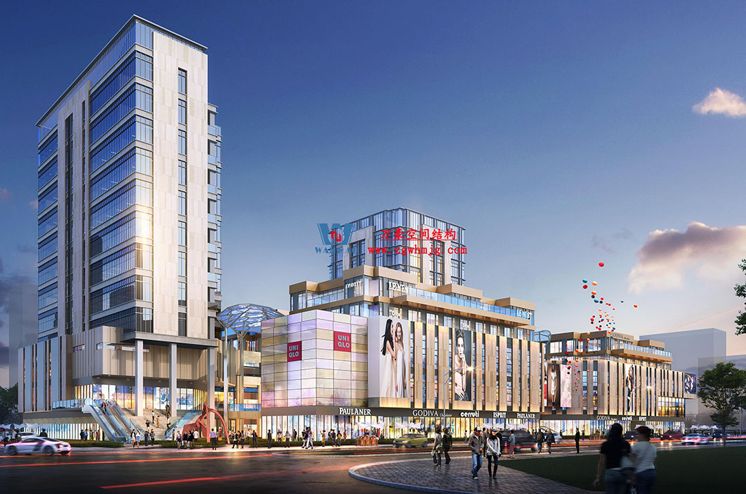 賦含夢(mèng)幻色彩的商業(yè)街膜結(jié)構(gòu)天幕，即將閃亮登場！