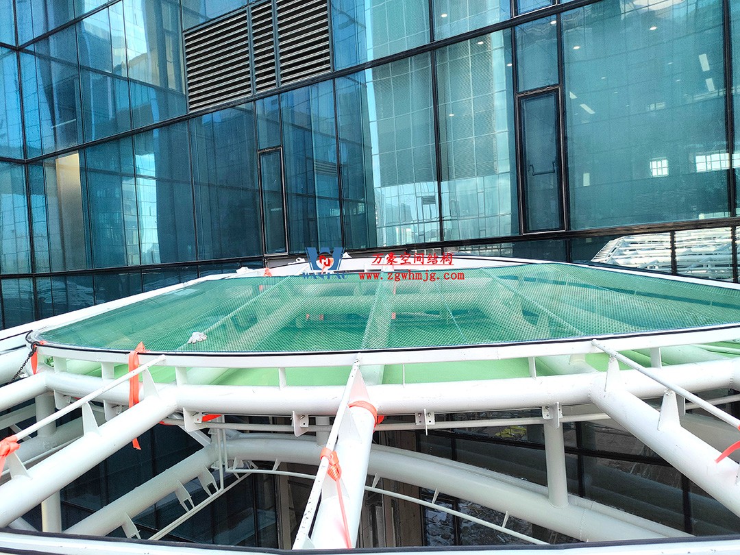 萬(wàn)豪—杭州博多森谷ETFE氣枕連廊天幕項(xiàng)目迎來(lái)新進(jìn)展 萬(wàn)豪—杭州博多森谷ETFE氣枕連廊天幕項(xiàng)目迎來(lái)新進(jìn)展