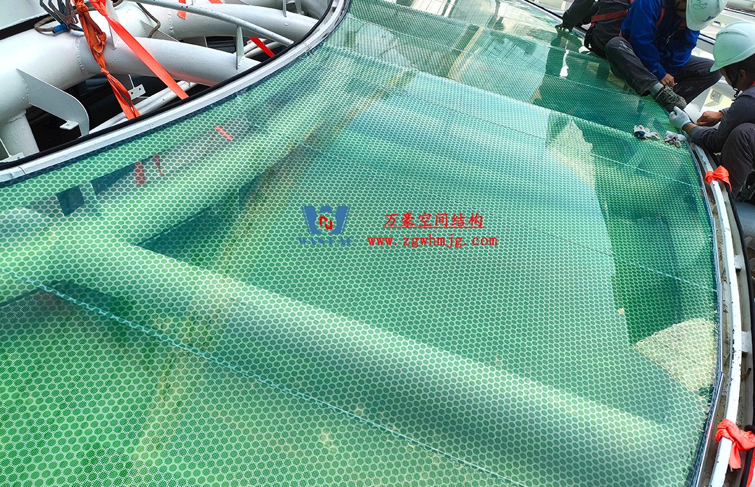 萬(wàn)豪—杭州博多森谷ETFE氣枕連廊天幕項(xiàng)目迎來(lái)新進(jìn)展 萬(wàn)豪—杭州博多森谷ETFE氣枕連廊天幕項(xiàng)目迎來(lái)新進(jìn)展