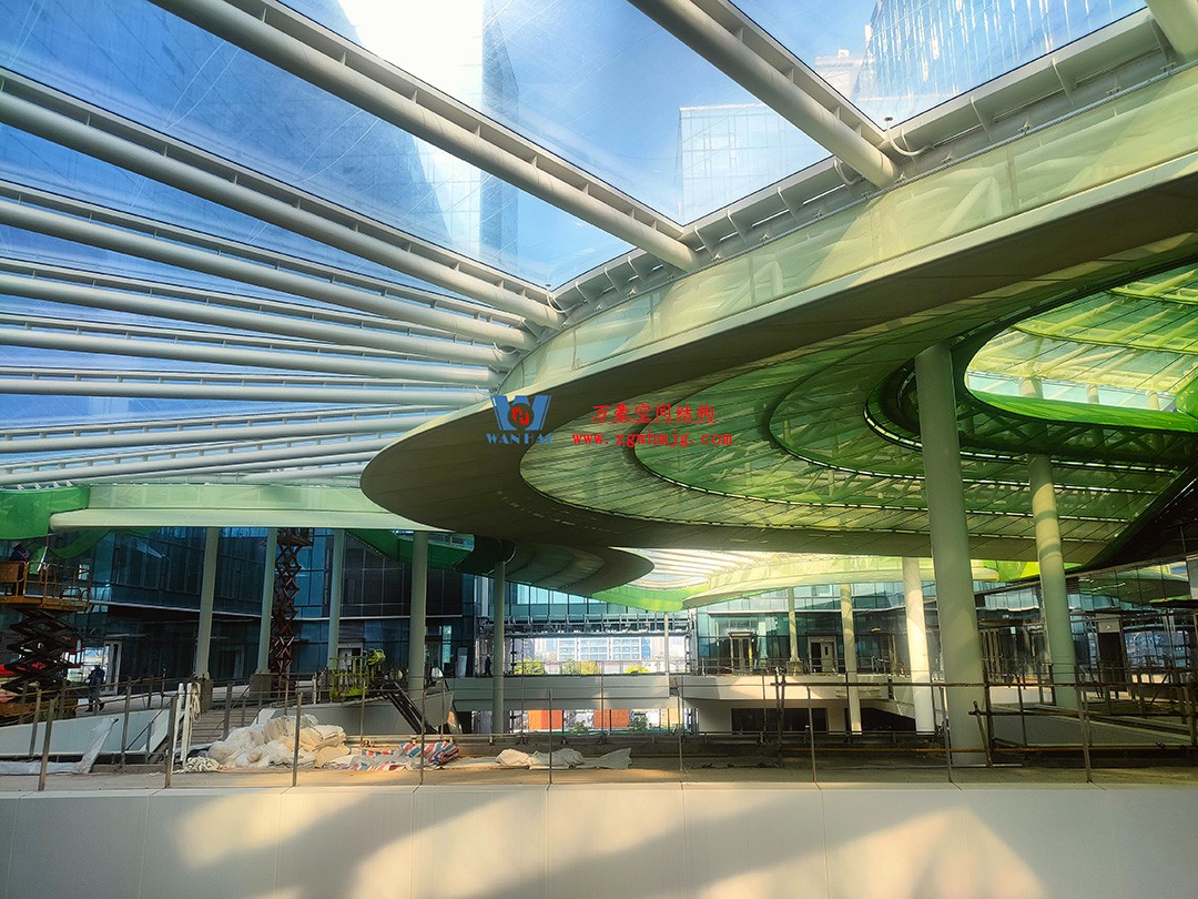 博多森谷項目中庭鋼膜結(jié)構(gòu)工程 博多森谷項目中庭鋼膜結(jié)構(gòu)工程