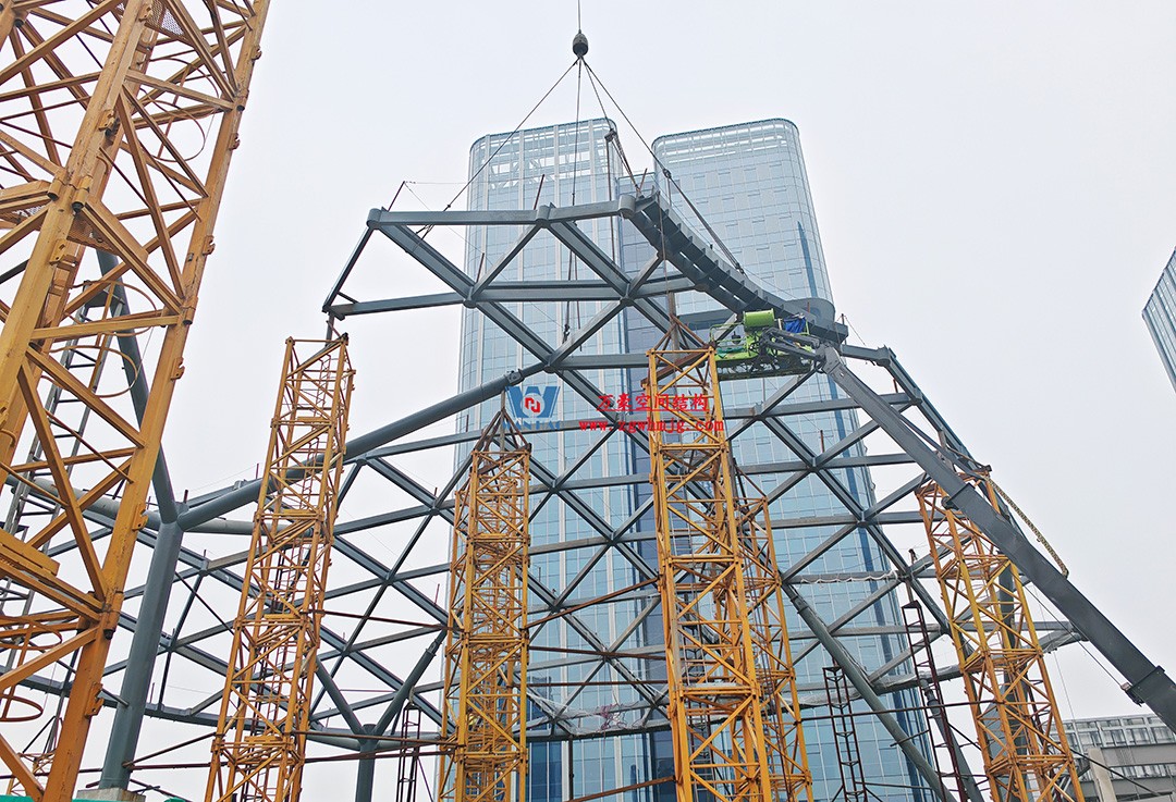 攻堅(jiān)克難，全速推進(jìn)|這個(gè)ETFE商業(yè)天幕迎來新進(jìn)展