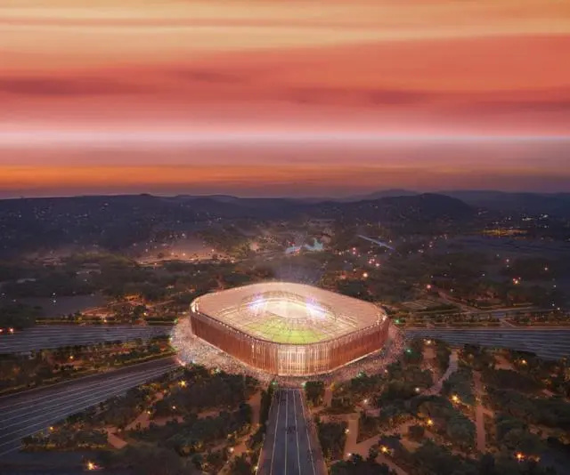 沙特公布2034年世界杯的15個場館設(shè)計，預(yù)計耗資數(shù)千億美元