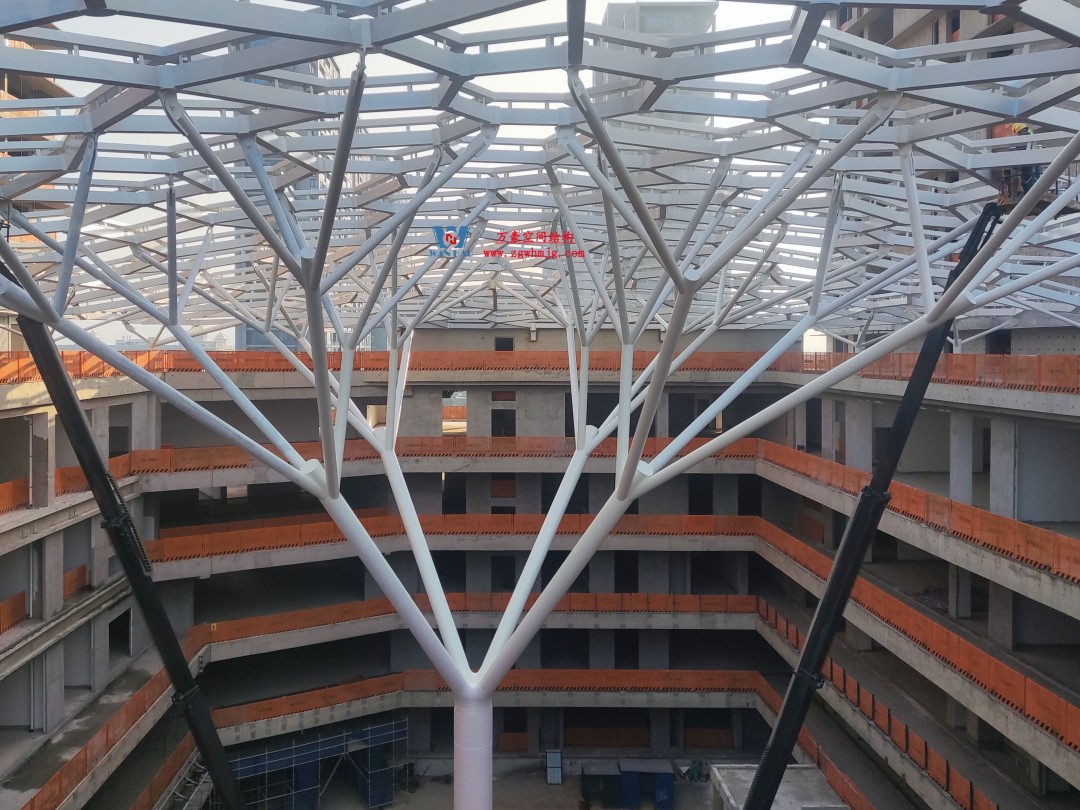 科幻巨幕降臨安吉！湖州安吉鋼結構天幕重塑城市天際線