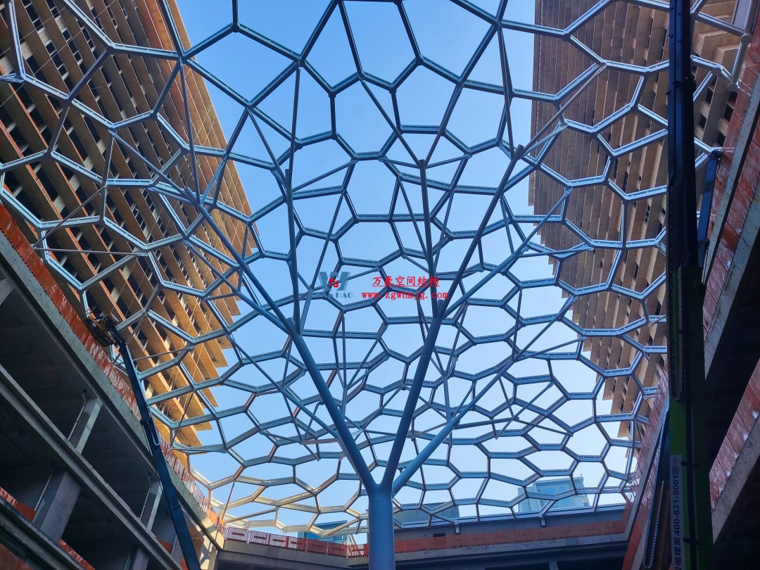 科幻巨幕降臨安吉！湖州安吉鋼結構天幕重塑城市天際線