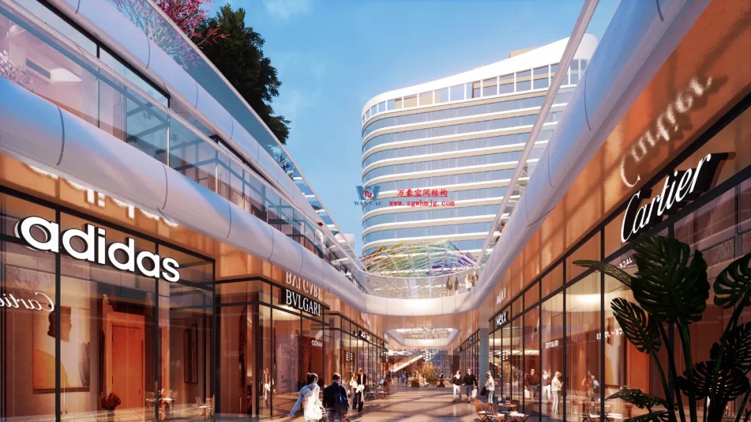 廣州茂名總匯天街商業(yè)街ETFE膜結(jié)構(gòu)工程 廣州茂名總匯天街商業(yè)街ETFE膜結(jié)構(gòu)工程