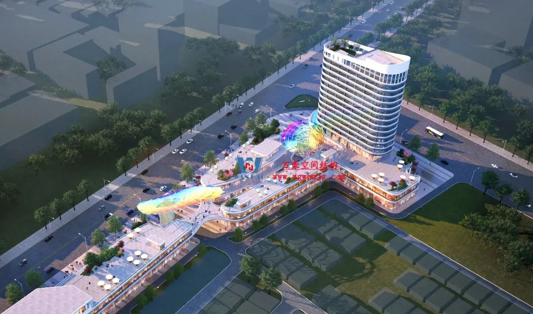 廣州茂名總匯天街商業(yè)街ETFE膜結(jié)構(gòu)