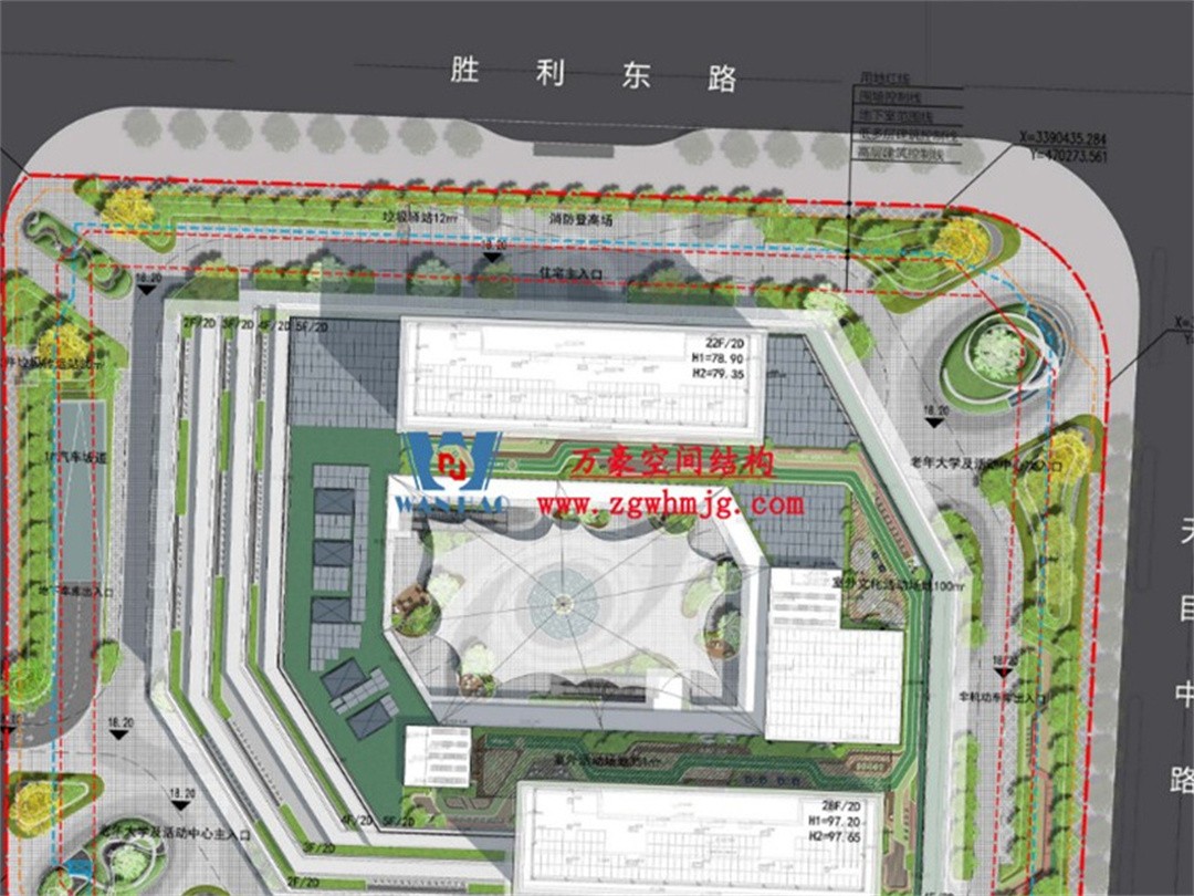 安吉縣昌碩小區(qū)地塊房產(chǎn)開(kāi)發(fā)項(xiàng)目ETFE天幕