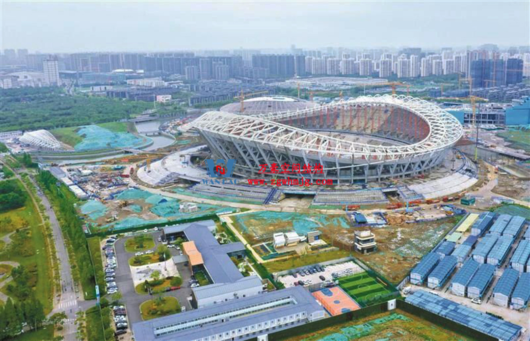 緊跟“蘇超熱浪”，火熱施工中，一只白鷺即將振翅高飛！