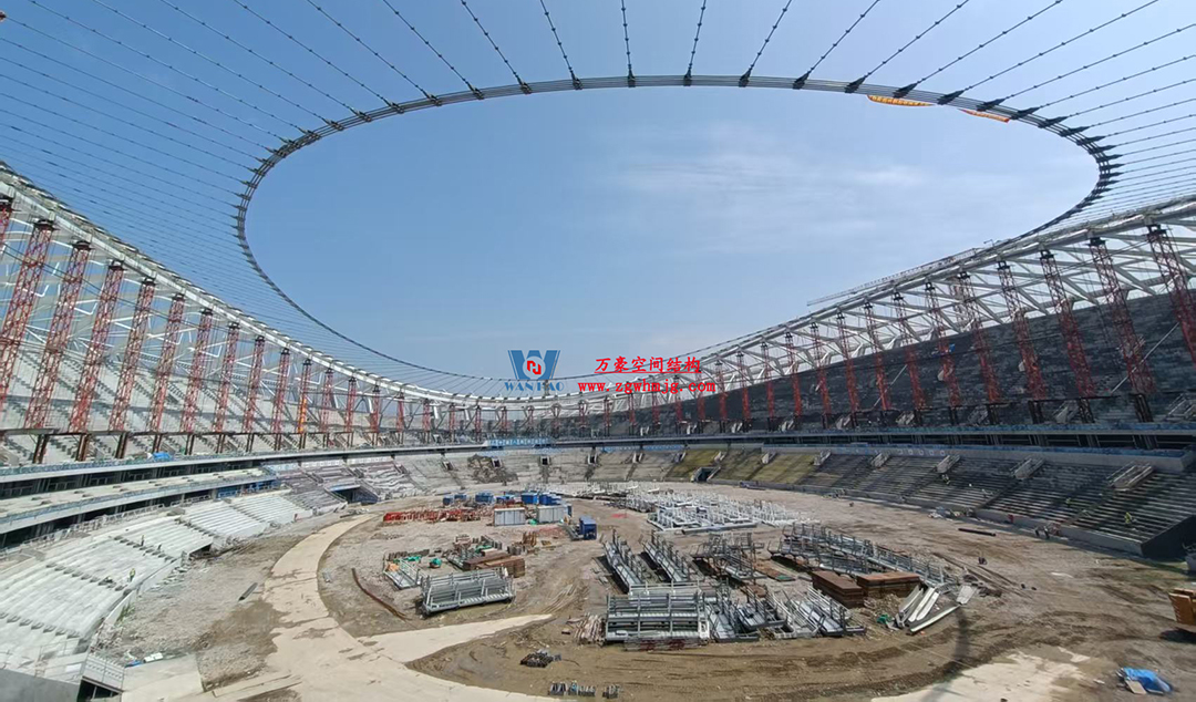 緊跟“蘇超熱浪”，火熱施工中，一只白鷺即將振翅高飛！