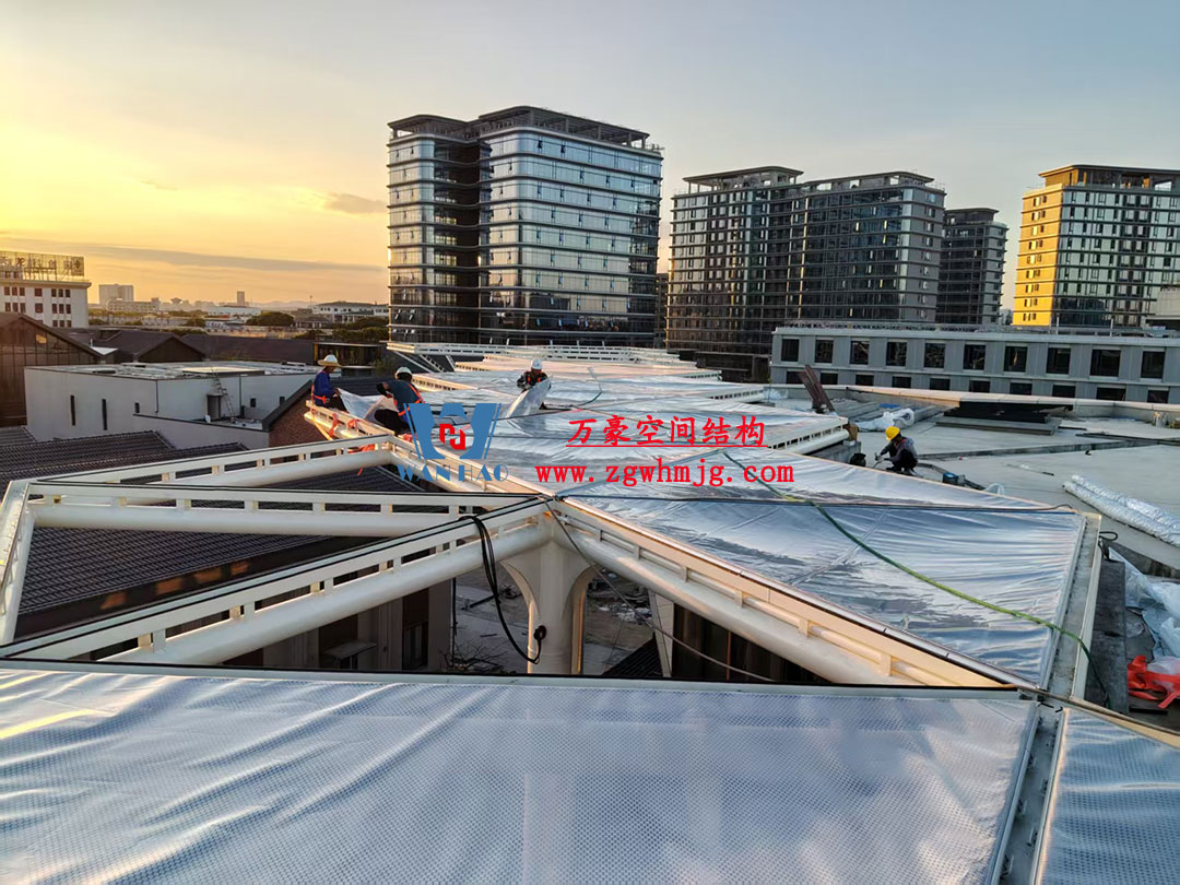 寧波江北未來城社區(qū)ETFE氣枕膜結(jié)構(gòu)項目