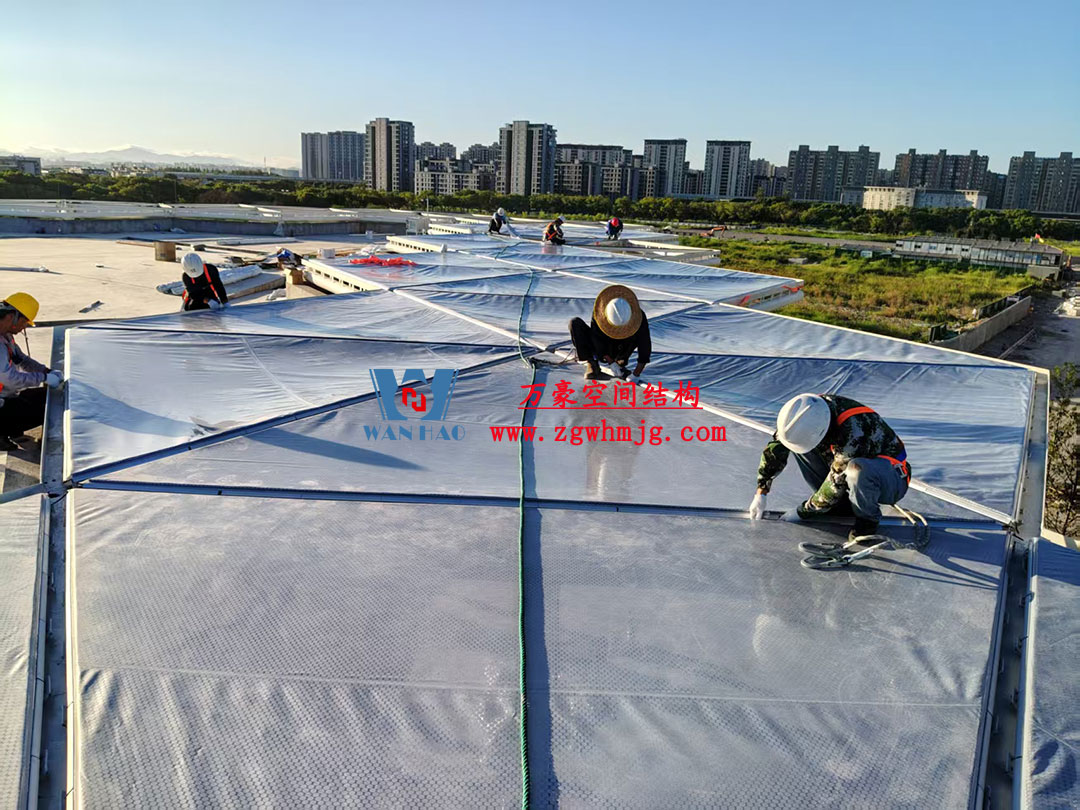 寧波江北未來城社區(qū)ETFE氣枕膜結(jié)構(gòu)項目