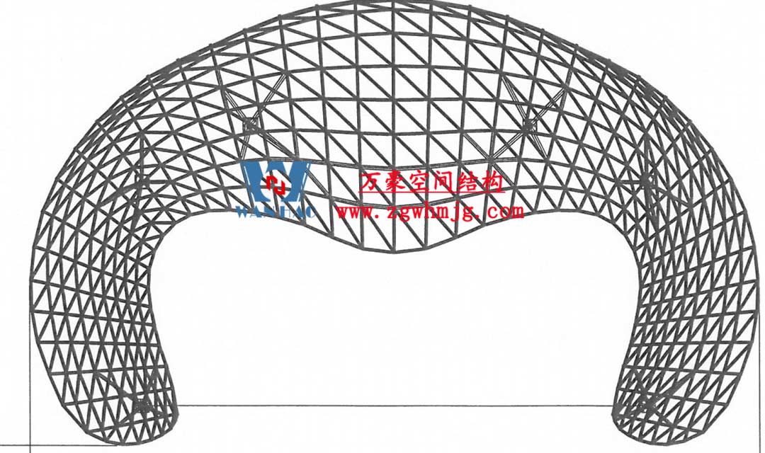 安吉縣人民路地塊房產開發(fā)ETFE膜結構項目