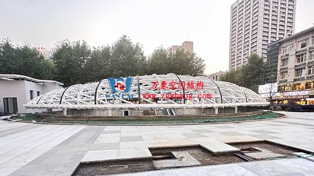 安吉縣人民路地塊房產開發(fā)ETFE膜結構項目