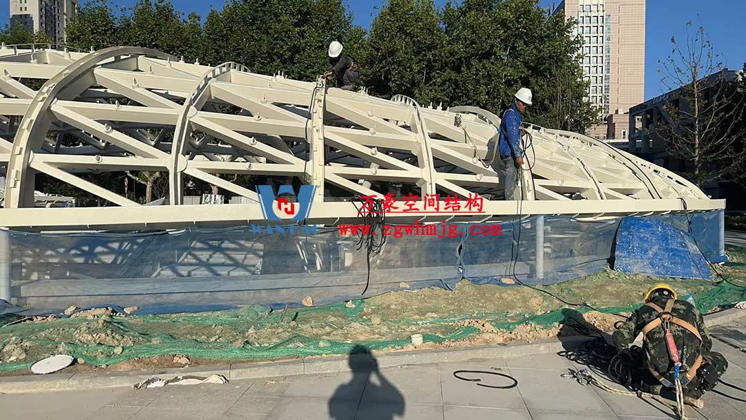 安吉縣人民路地塊房產開發(fā)ETFE膜結構項目