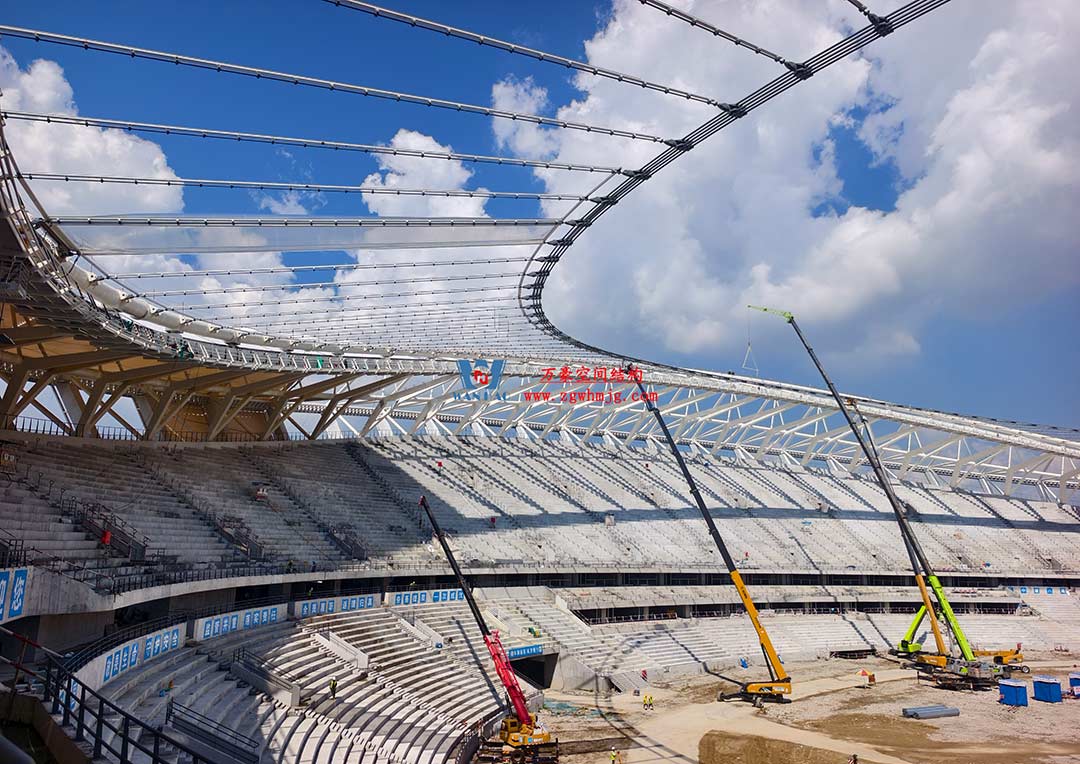 太湖之畔，華燈初上|無錫奧體中心施工加速