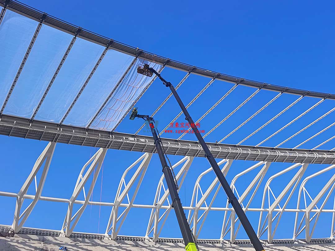 太湖之畔，華燈初上|無錫奧體中心施工加速