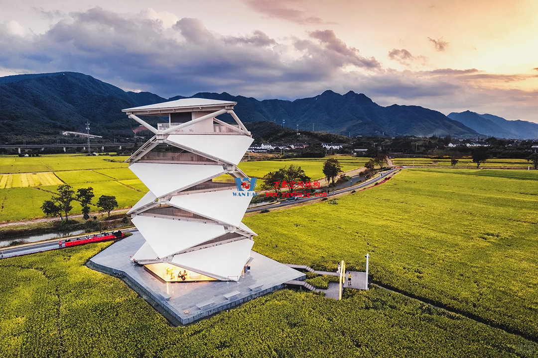 創(chuàng)意與藝術美感兼具的瞭望塔膜結(jié)構(gòu)建筑